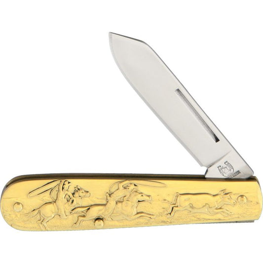 Rough Ryder Cowboy Knife Brass