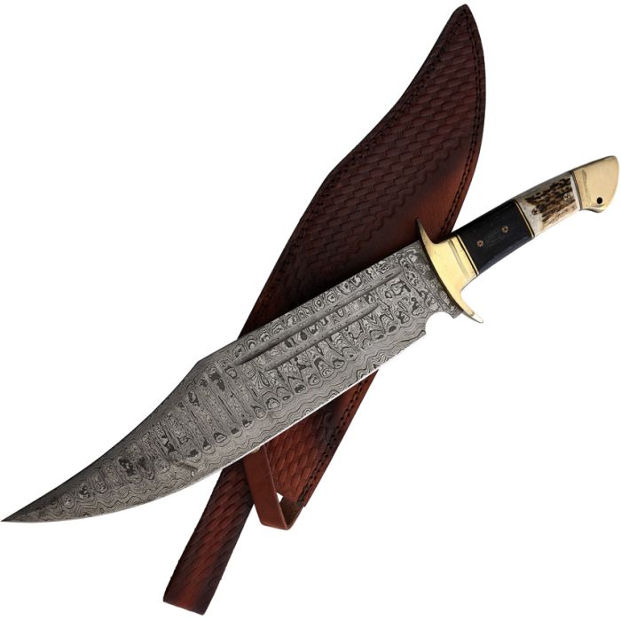 Marbles-Stacked Leather Bowie