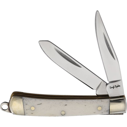 Rough Ryder Mini Trapper White Bone