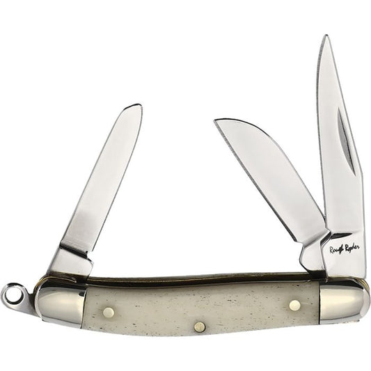 Rough Ryder Stockman White Bone