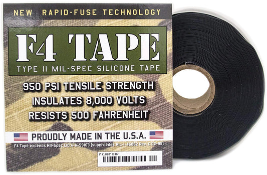 F4 Mil-Spec Silicone Tape Blk