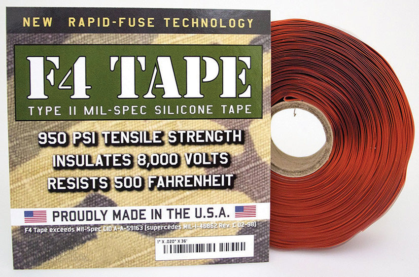 F4 Mil-Spec Silicone Tape Red