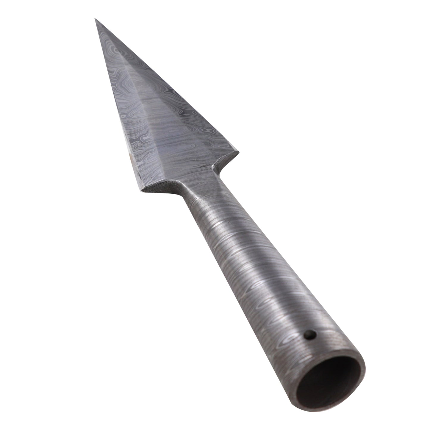 Traditional Viking Damascus Steel Spear Head Mount Attachment