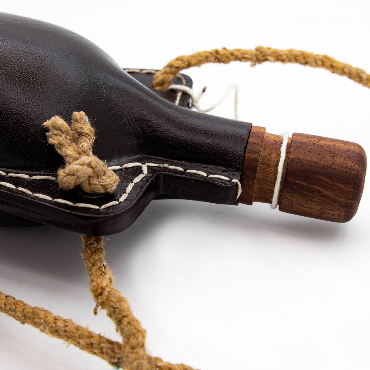 Hand Crafted Genuine Leather Costrel Pilgrim Bottle