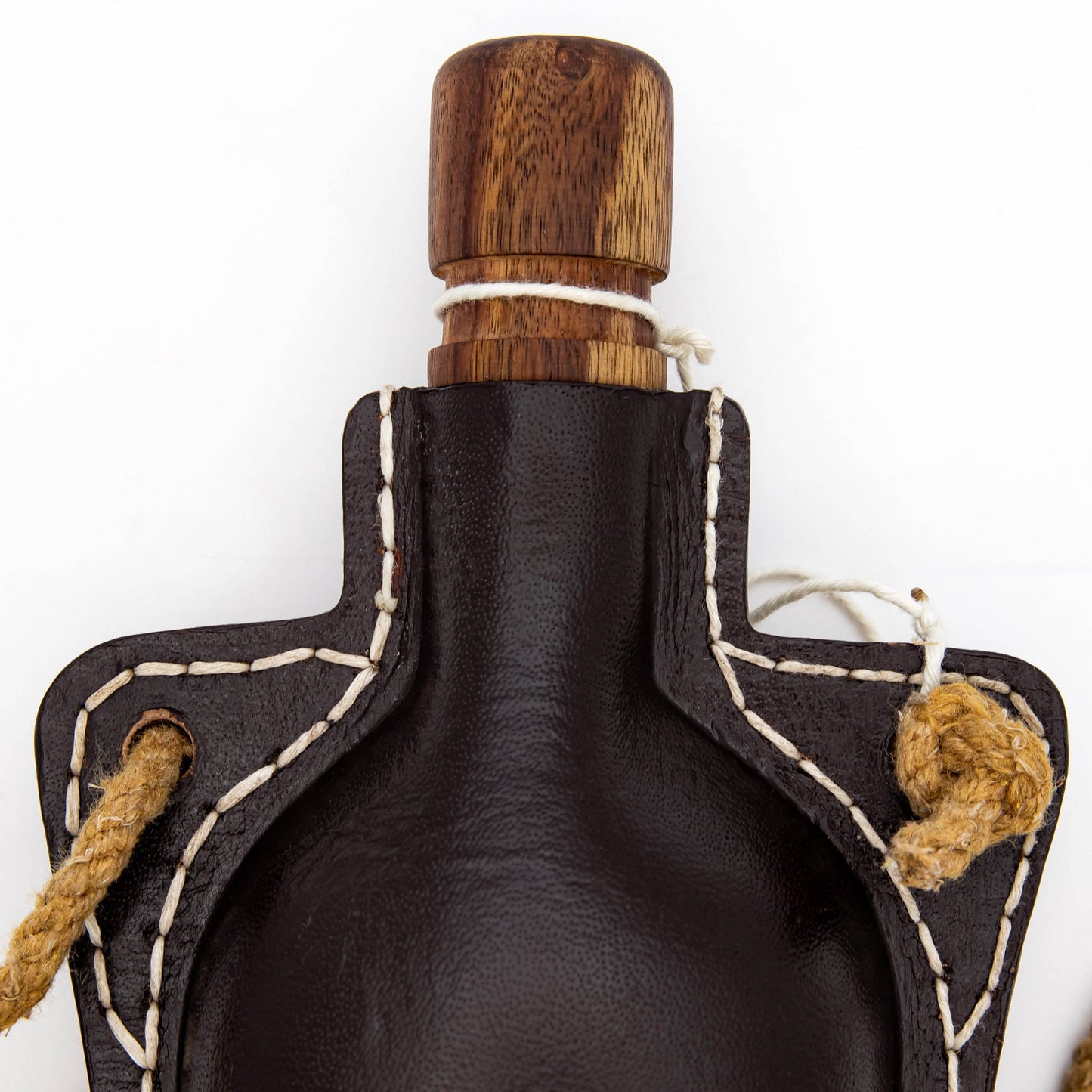 Hand Crafted Genuine Leather Costrel Pilgrim Bottle