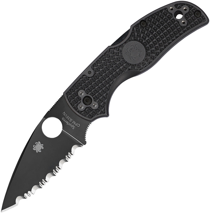 Spyderco-Native 5 Lockback Blk Serrated