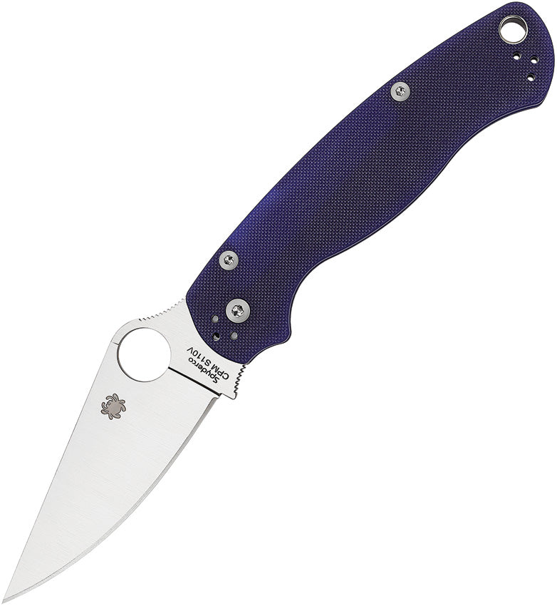 Spyderco-Para-Military 2 Comp Lock Blue