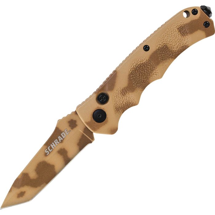 Schrade Push Button Lock Camo