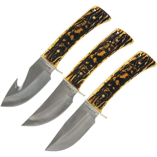 Schrade Elk Fixed Blade Set