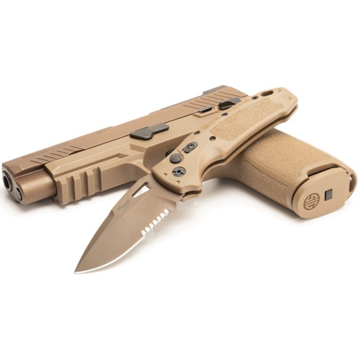 Sig Auto K320A Button Lock Tan