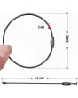 SILIPAC Twist Lock Cable Ring Uncoated