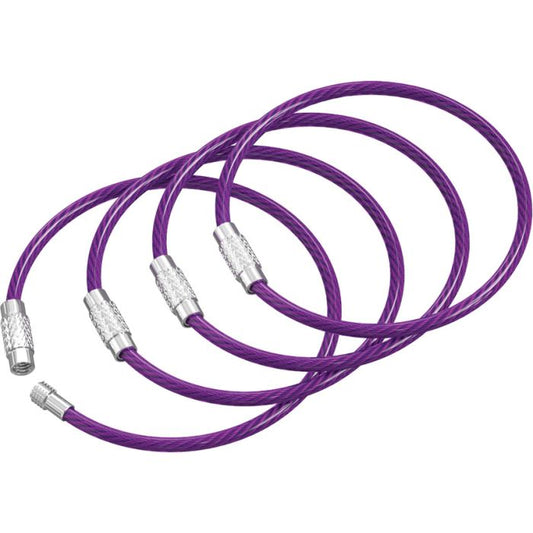 SILIPAC Twist Lock Cable Ring Purple