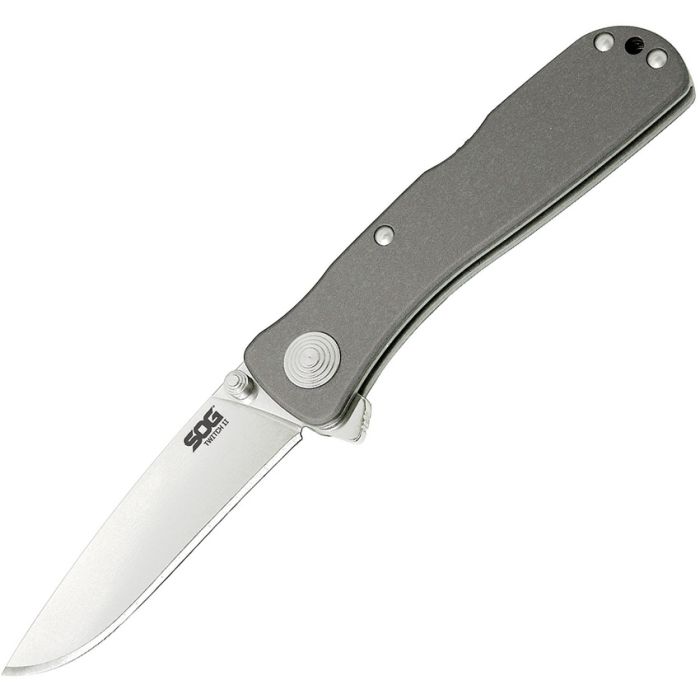 SOG Twitch II A/O Satin Drop Point