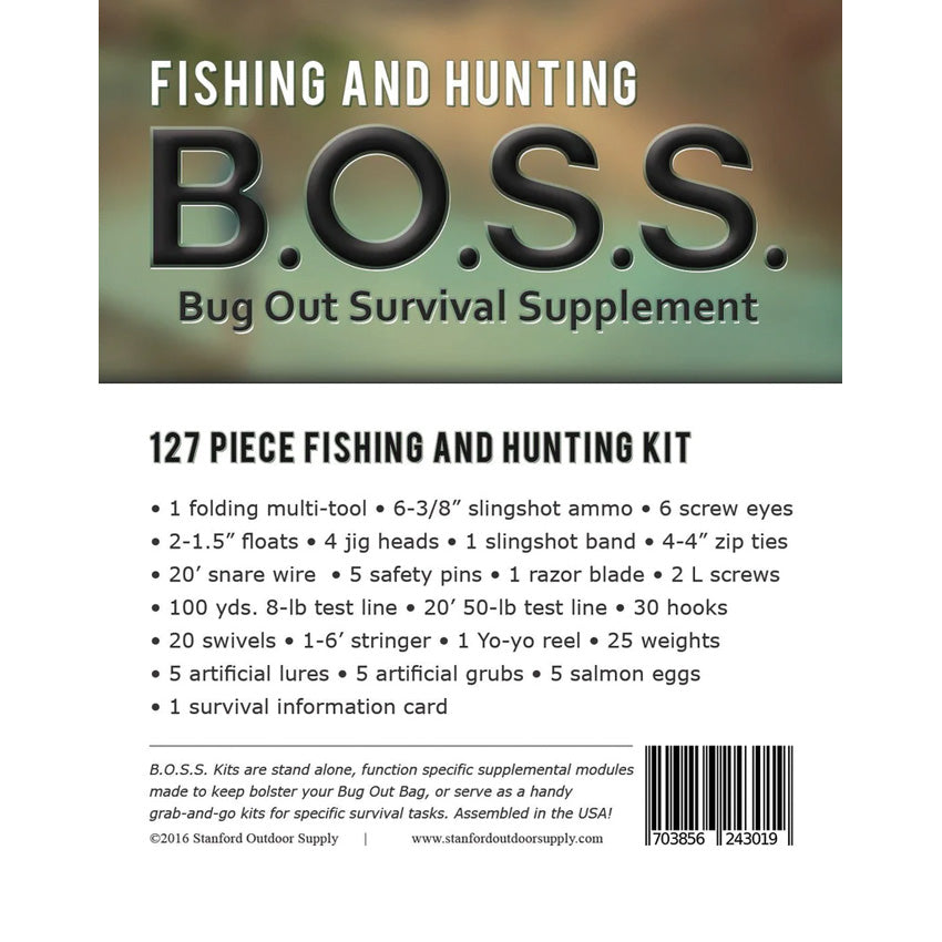 B.O.S.S. Fishing & Hunting Kit