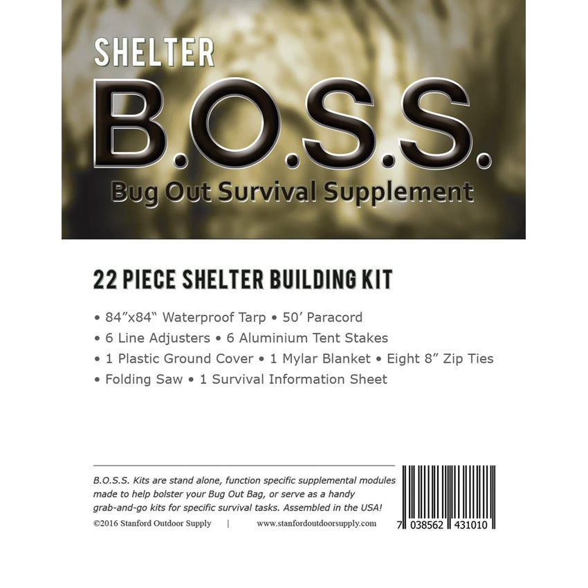 B.O.S.S. Shelter Building Kit