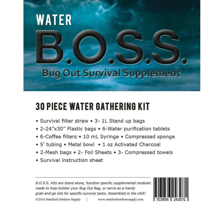 B.O.S.S. Water Gathering Kit