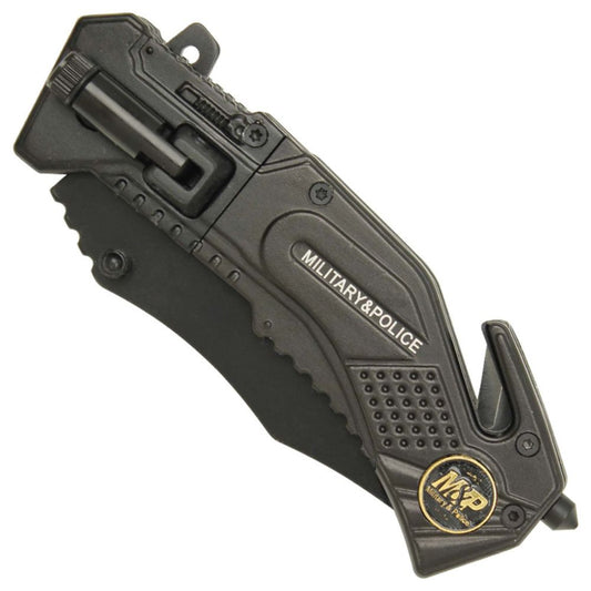 Spring Assist LED Tactical Rescue Knife M & P