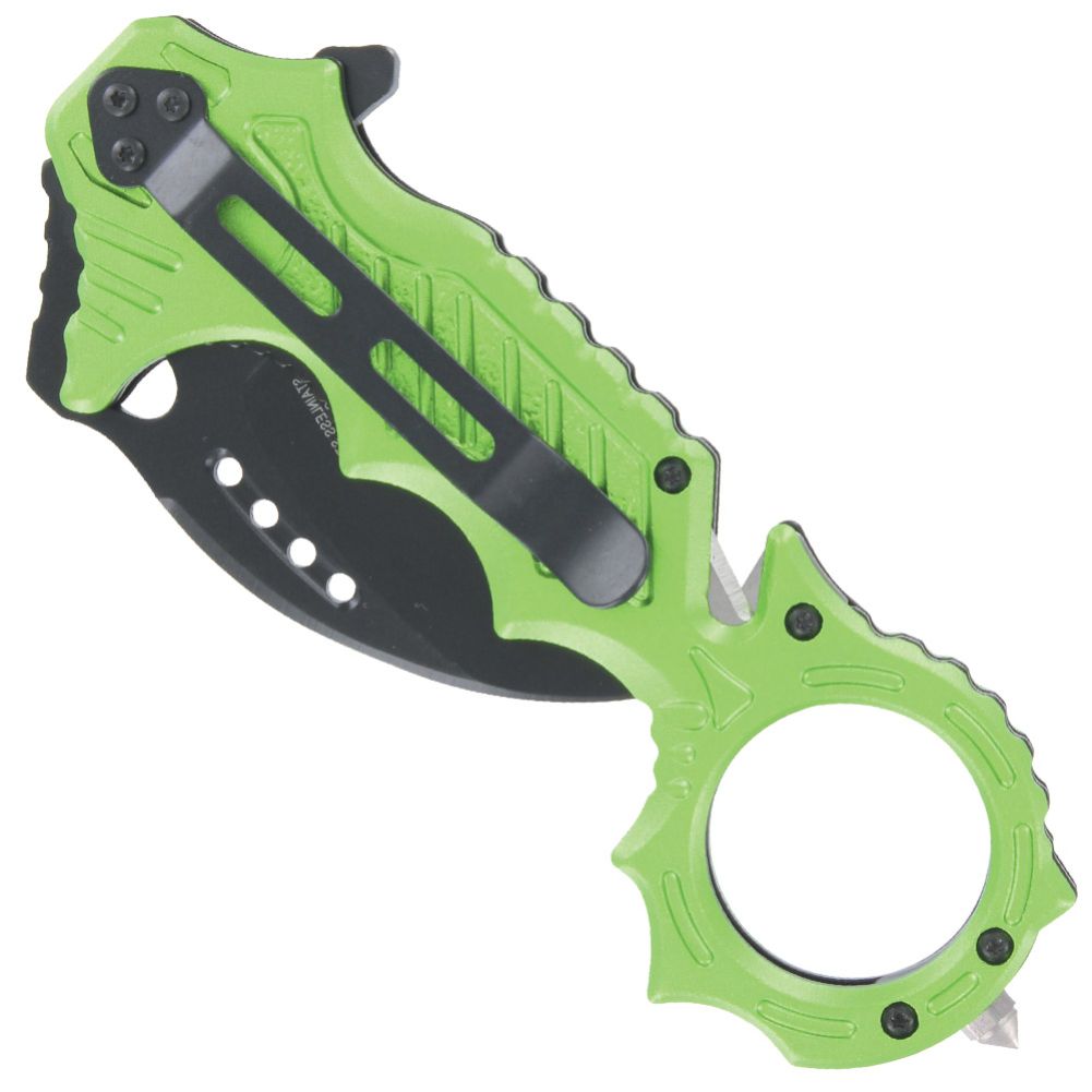 Bleed Out Force Traction Emergency Spring Assist Karambit