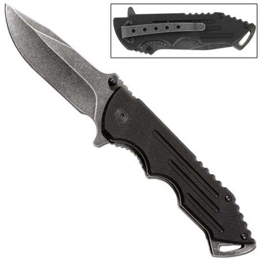 Force Protection Drop Point Spring Assist Knife