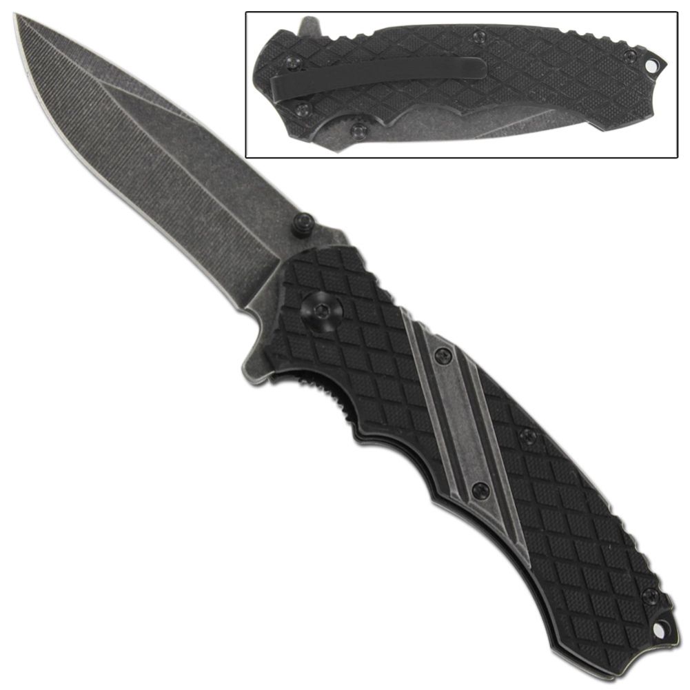 Lone Recruit Drop Point Spring Assist Knife