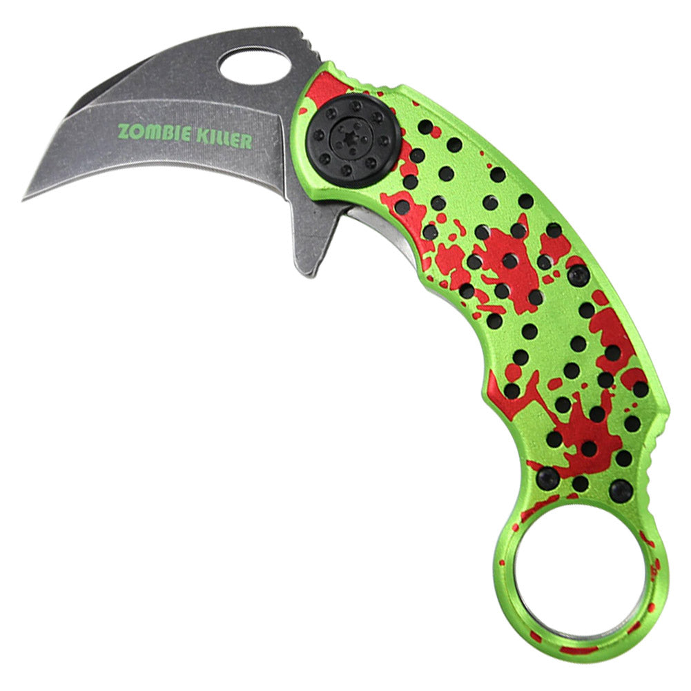 Killer Primal Fear Tactical Spring Assist Karambit Knife