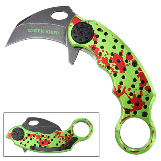 Killer Primal Fear Tactical Spring Assist Karambit Knife