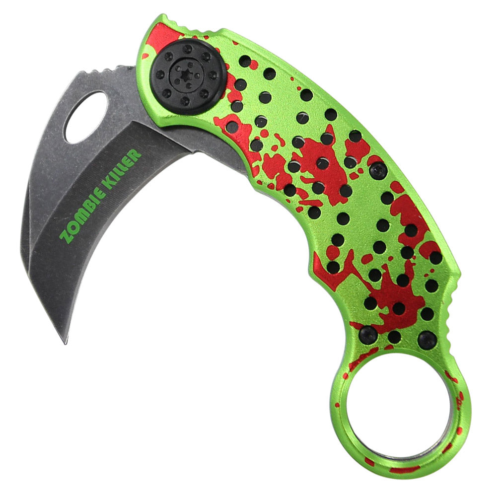 Killer Primal Fear Tactical Spring Assist Karambit Knife