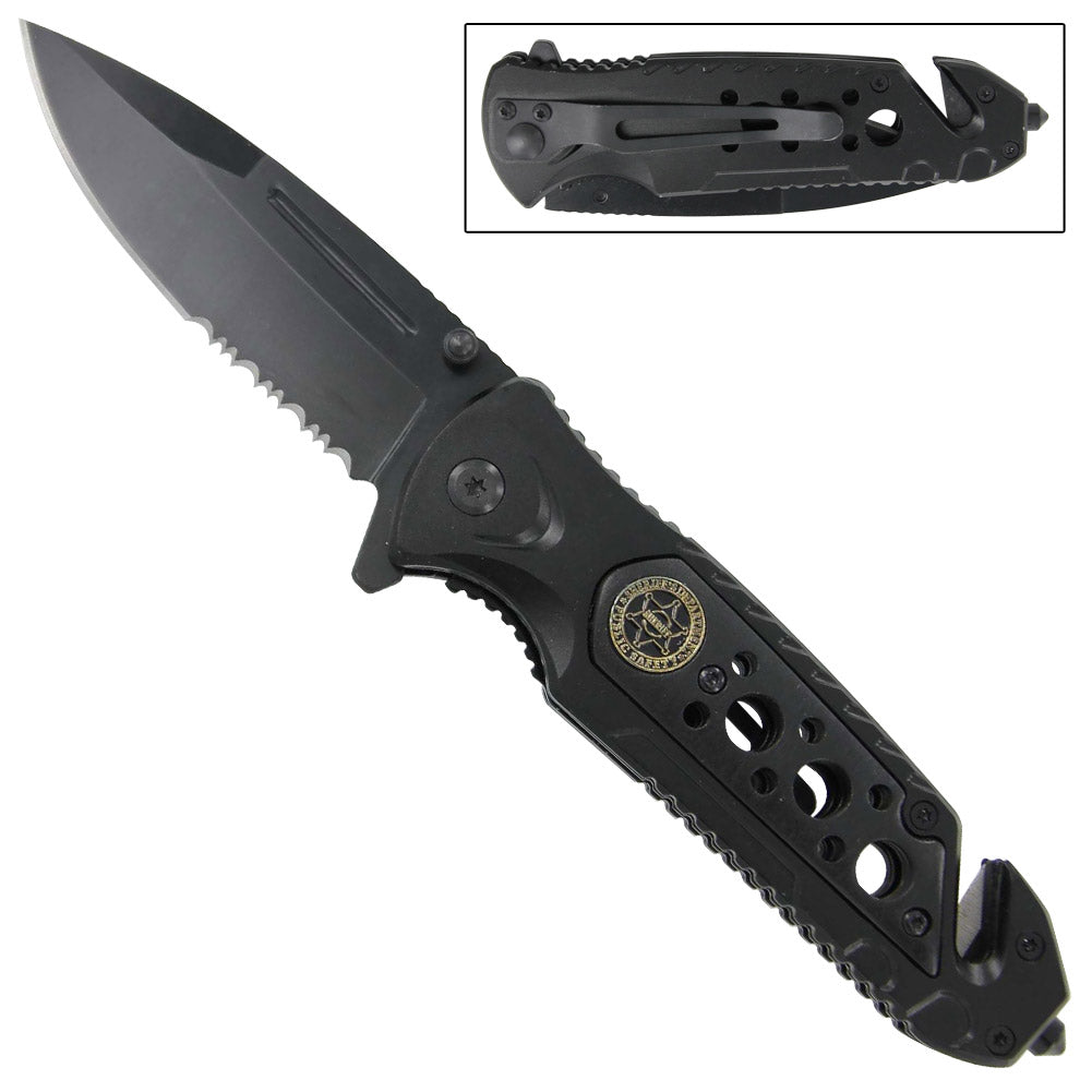 Swift Justice Sheriff Tactical Spring Assisted Knife