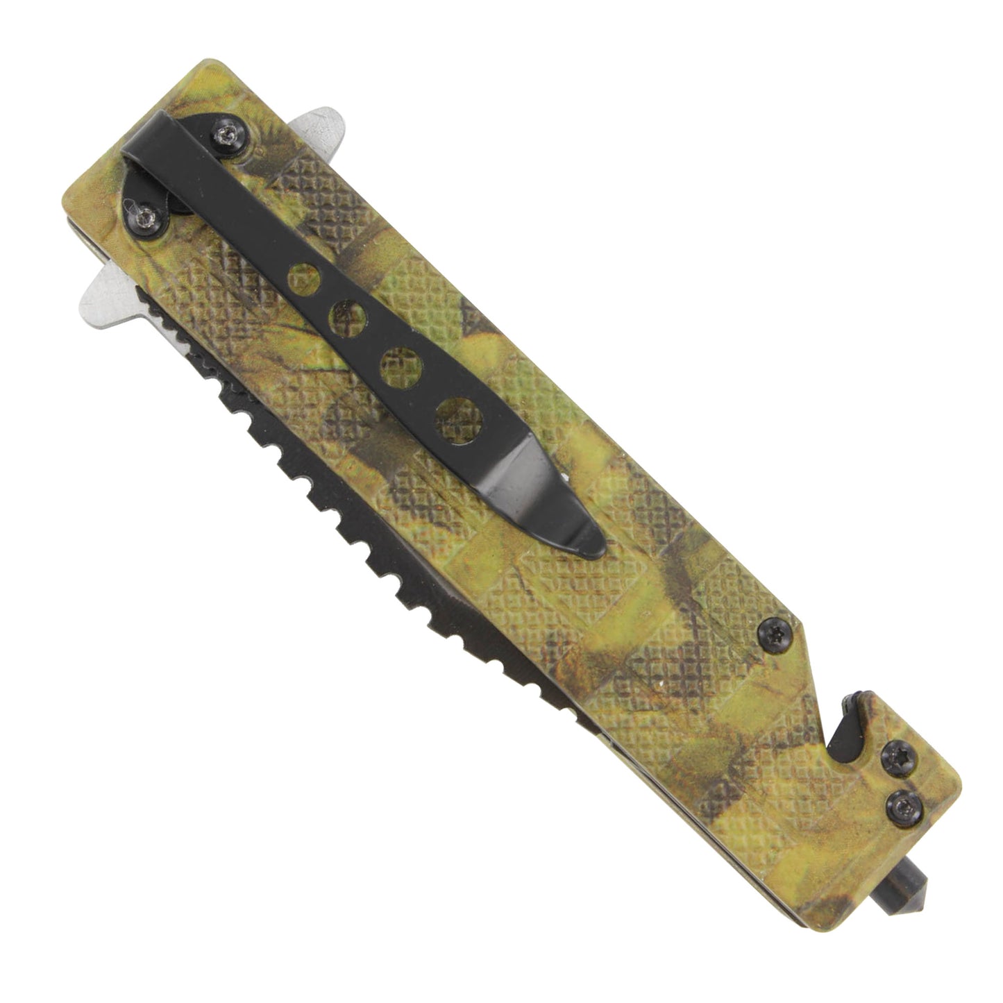 Adrenaline Rush Camo Spring Assist Knife