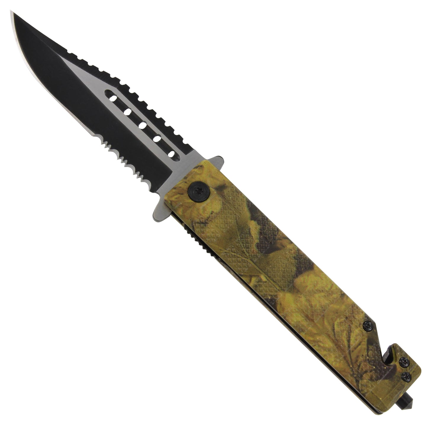 Adrenaline Rush Camo Spring Assist Knife