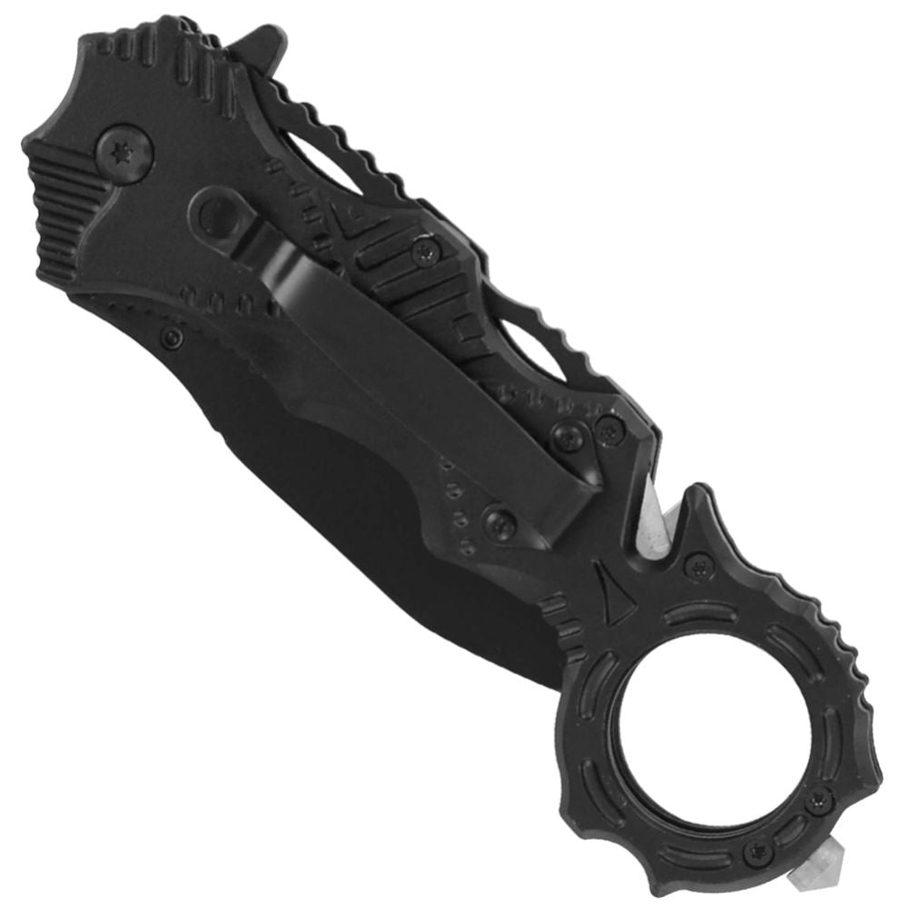 Devil Dog Fireteam Spring Assist Tactical Emergency Knife