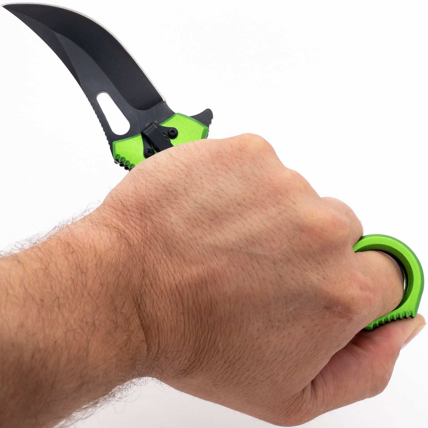 Shredded Spring Assisted Killer Karambit Knife