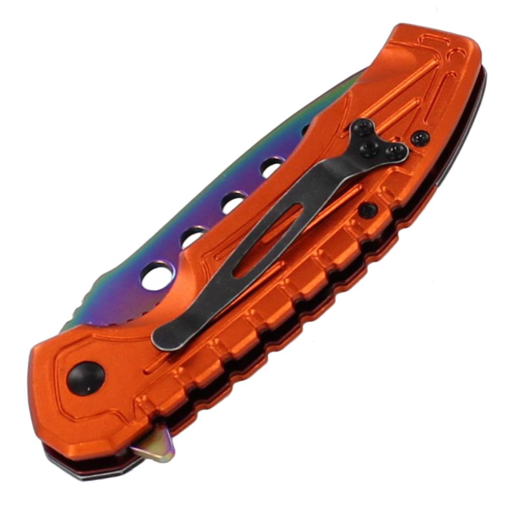 Psychedelic Strut Pocket Knife with Spring Assist