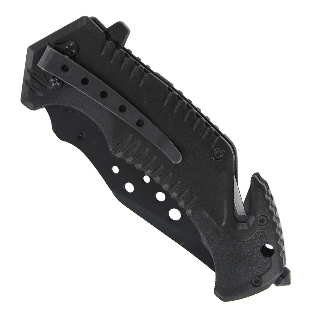 Tactical Assisted Spring Blade Hells Fury Knife