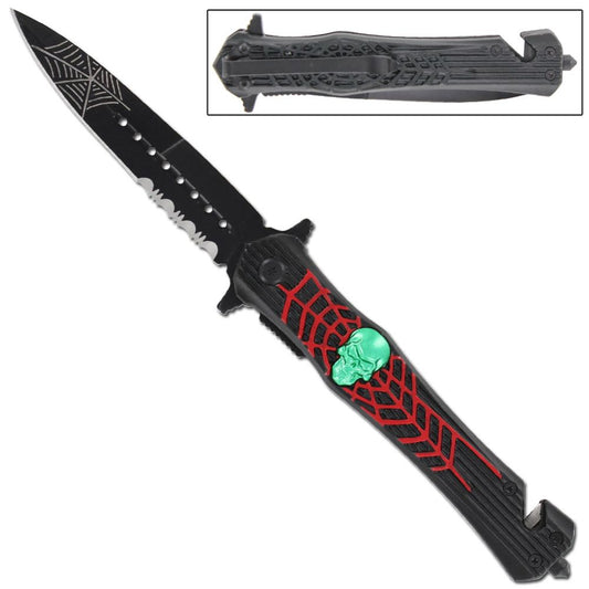 Deadly Web Weaver Spring Assist Stiletto Knife