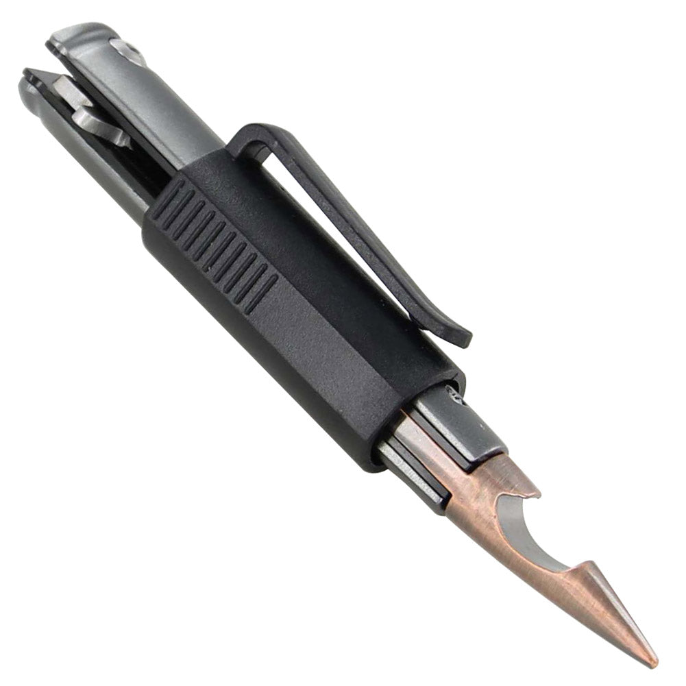 Spring Assist Incendiary Bullet Bottle Opener Knife