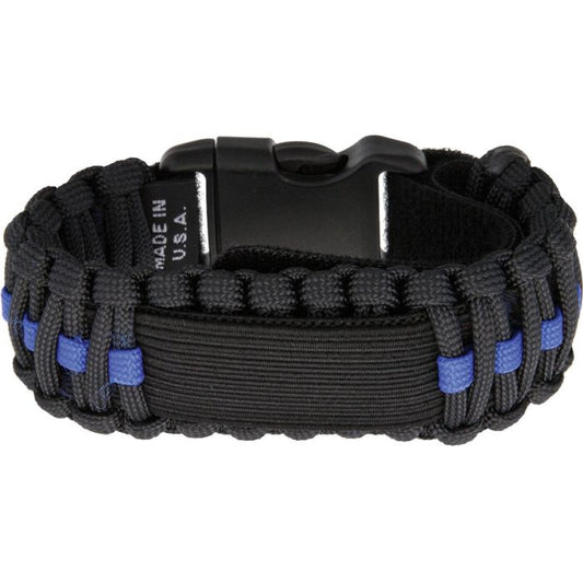 Survco Tactical Para Cord Watch Band Blue Line