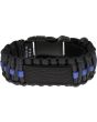 Survco Tactical Para Cord Watch Band Blue Line