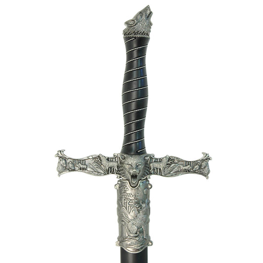 Spirit of the Alpha Wolf Medieval Sword