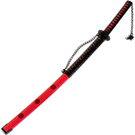 Tethered Existence 39” Samurai Katana | Bushido Shogunate Tokugawa Family Kamon Crest Japanese Historical Replica Sword