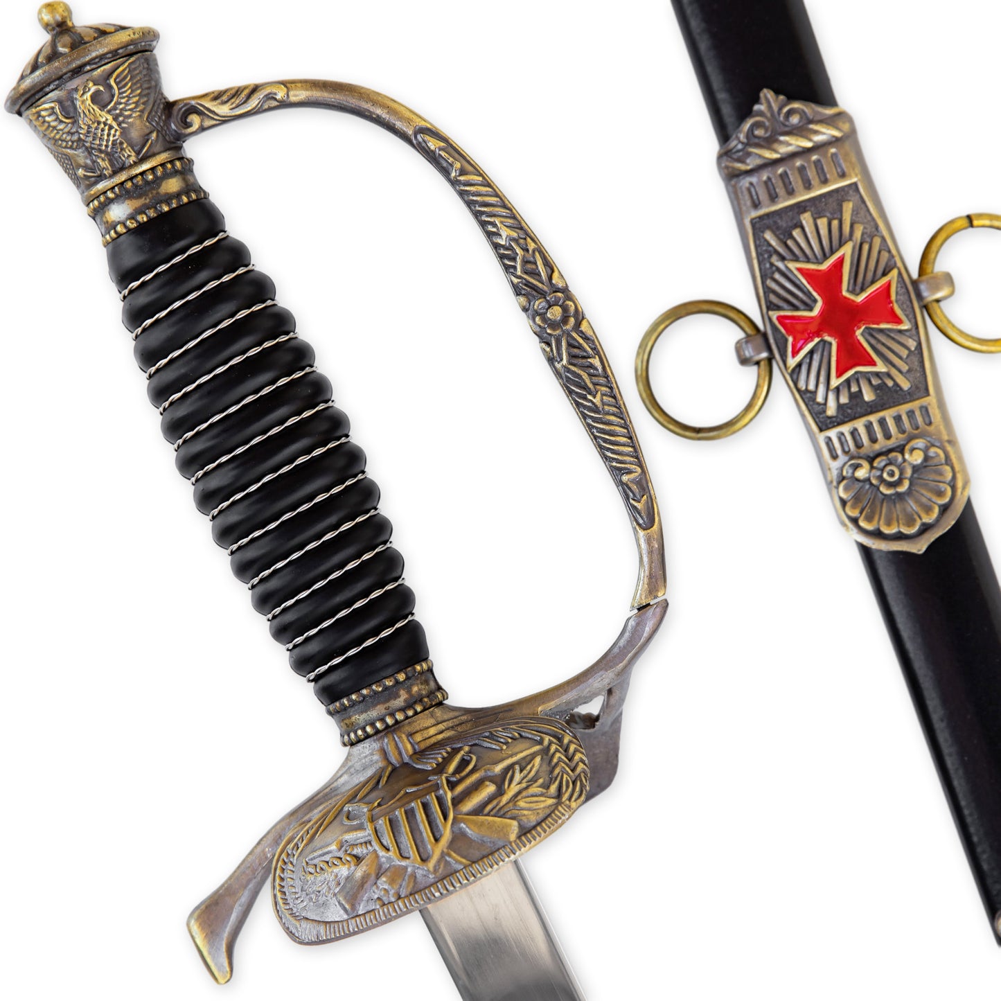 Favored Fortune Knight Crusader Commander Templar Historical Replica Saber Sword