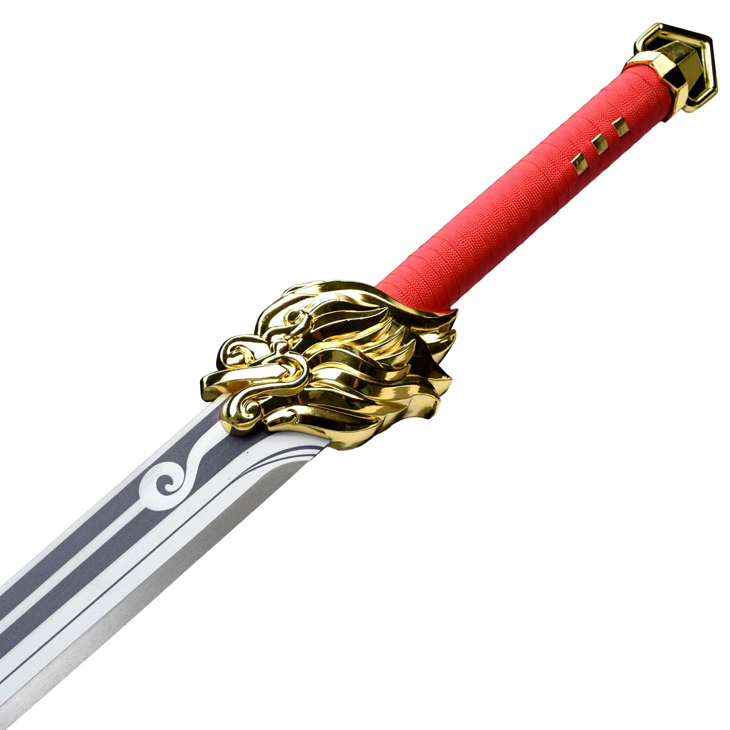 Lion’s Roar Replica Genshin Impact Sword | Stainless Steel Collectible Anime Video Game Sword