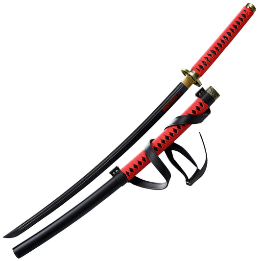 Zombie Slayer Hand Forged Training Katana | 1045 High Carbon Steel Full Tang Samurai Sword w/ Scabbard