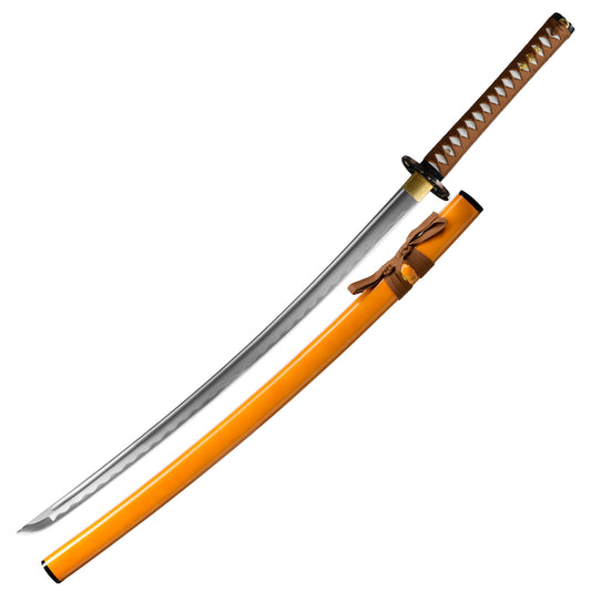 Unperturbed Conviction Iaito Training Katana | 1045 High Carbon Steel Full Tang Samurai Sword w/ Scabbard