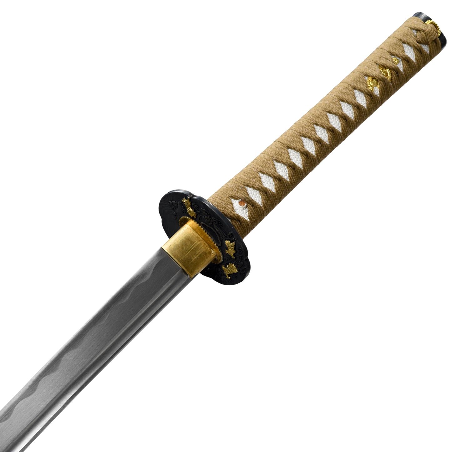 Calming Spirit Iaito Training Katana | 1045 High Carbon Steel Full Tang Samurai Sword w/ Scabbard