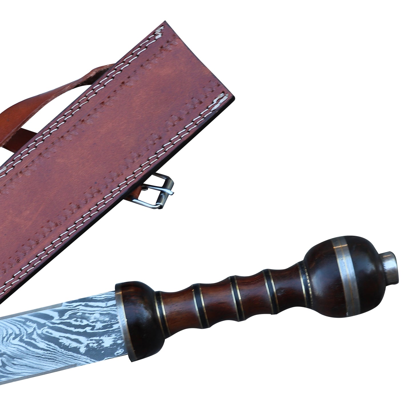 Roman XV Apollinaris Custom Damascus Gladius Sword