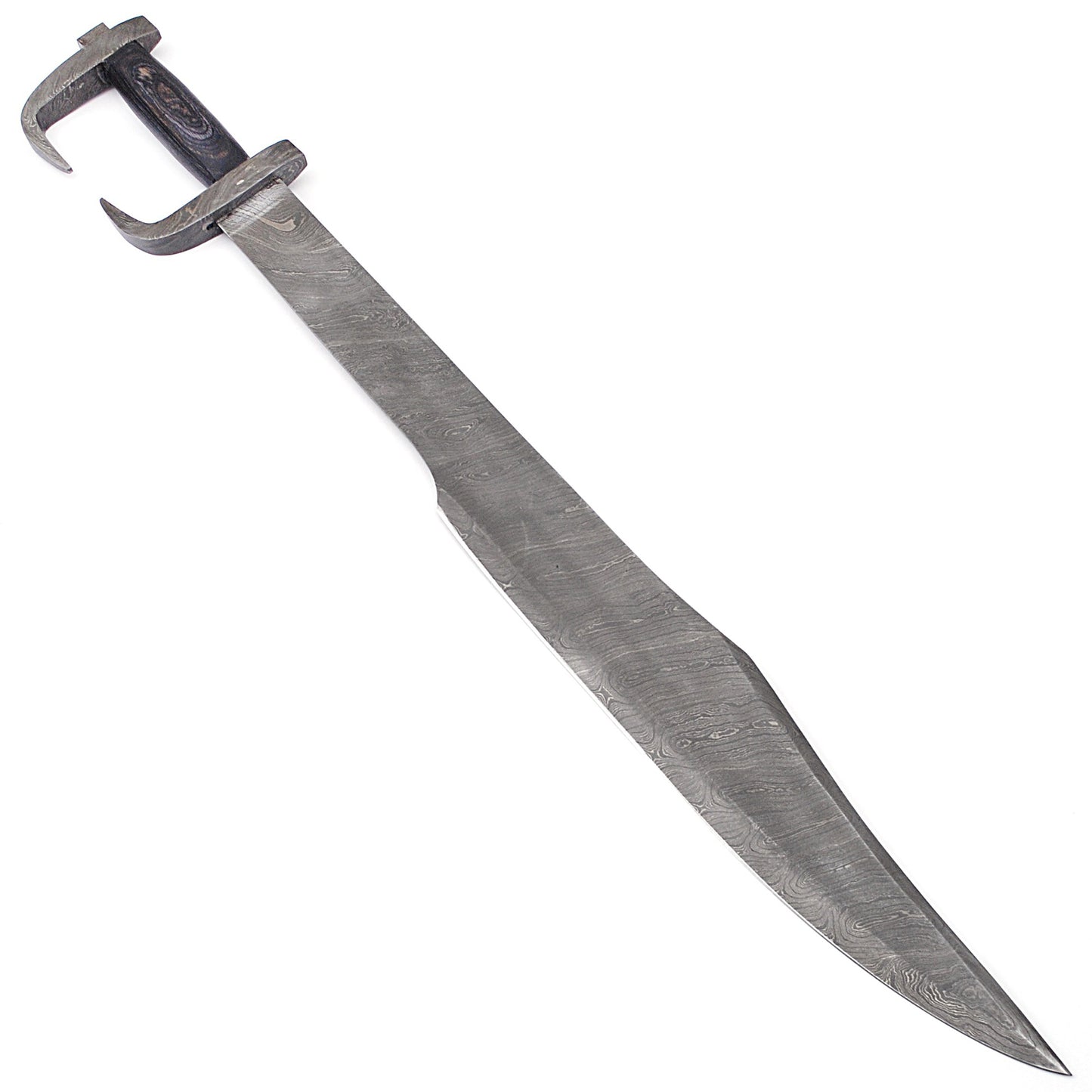 The King of Spartan’s Rage Damascus Steel sword