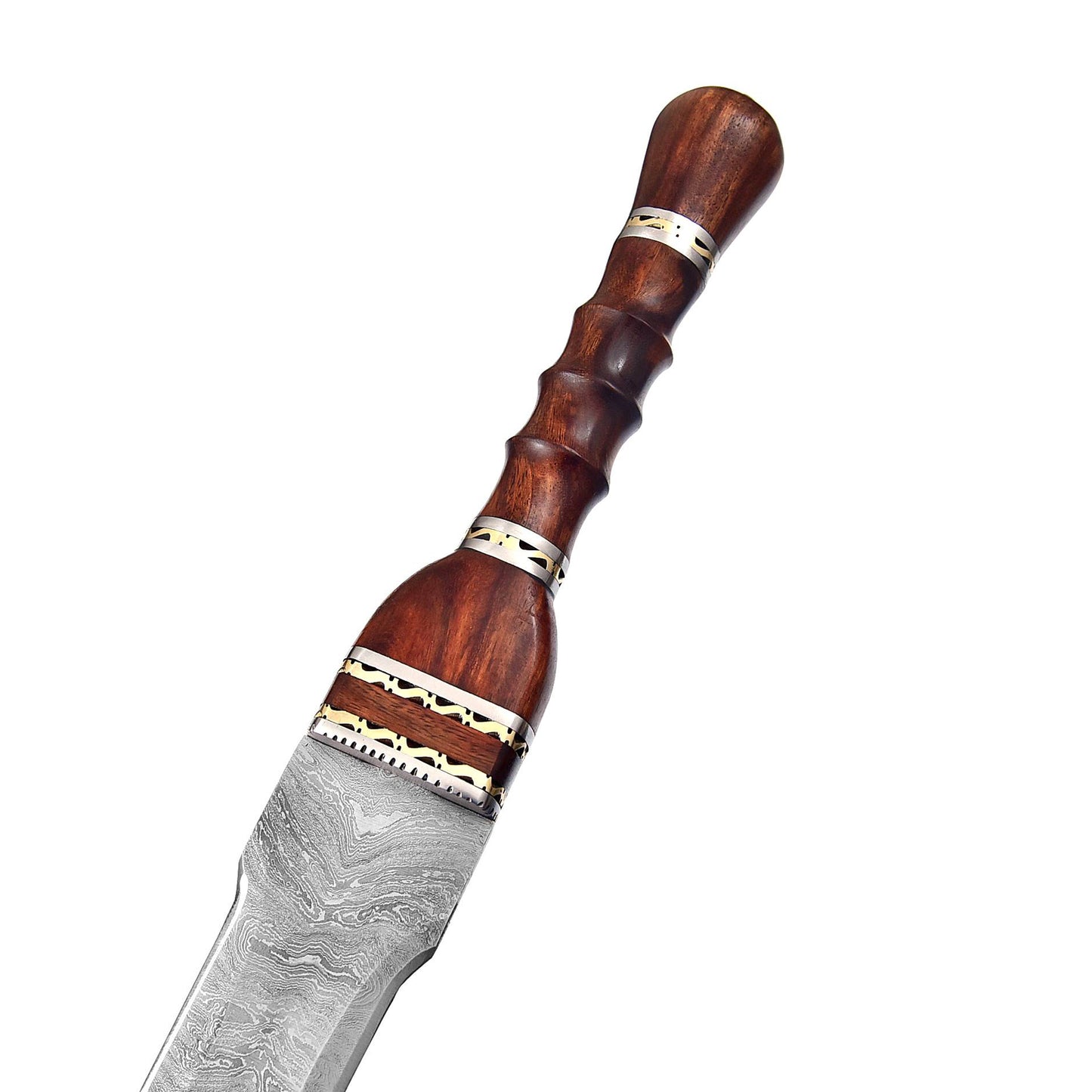 Ancient Roman Inspired Damascus Steel Gladius Historical Replica Sword