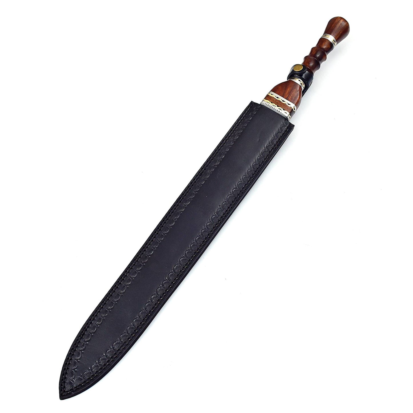 Ancient Roman Inspired Damascus Steel Gladius Historical Replica Sword