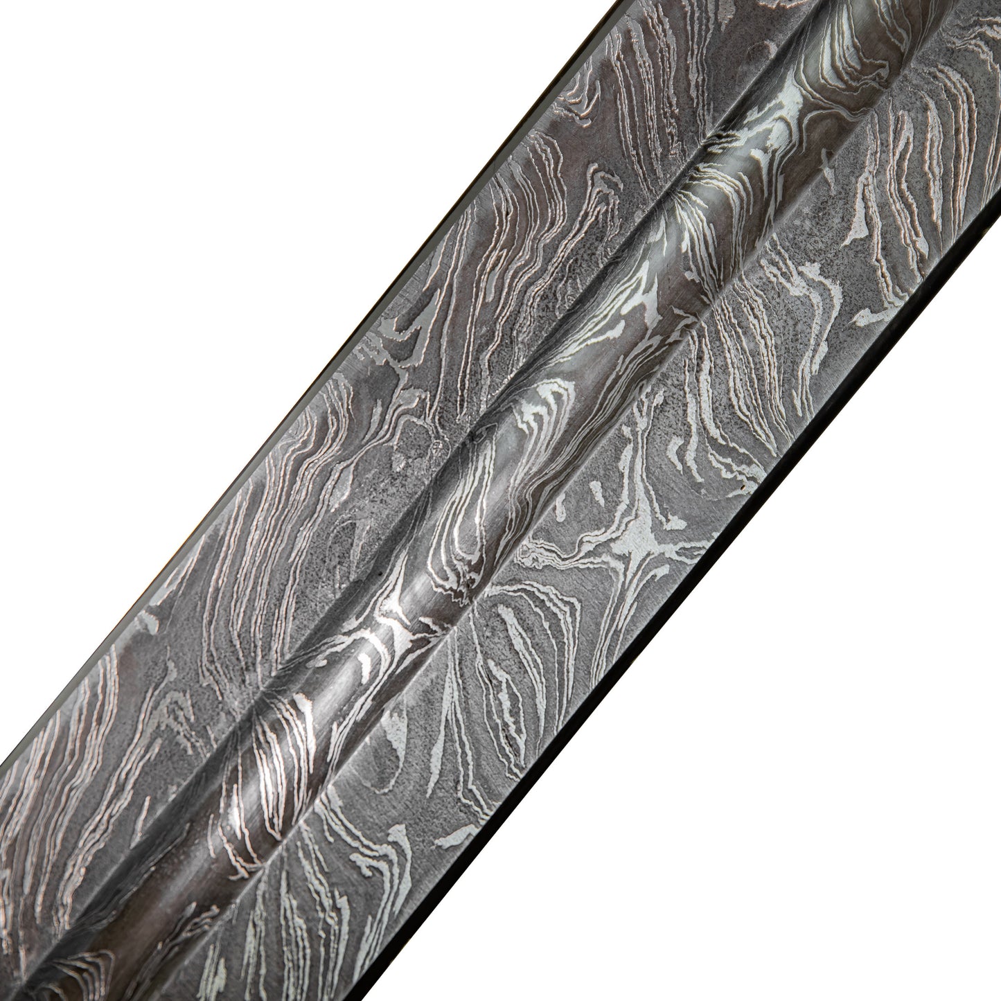 Kingdom Come Hand Forged Medieval Inspired Historical Replica Firestorm Damascus Steel Sword